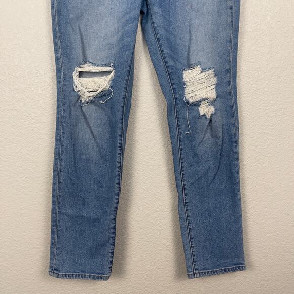 Madewell The Perfect Vintage Jean Denman Wash Size 26 Straight Leg Distressed - Picture 8 of 15